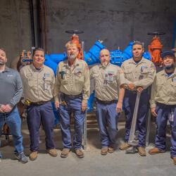 Plumbing shop team