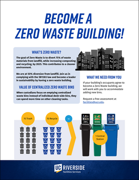 Become a Zero Waste Building flyer